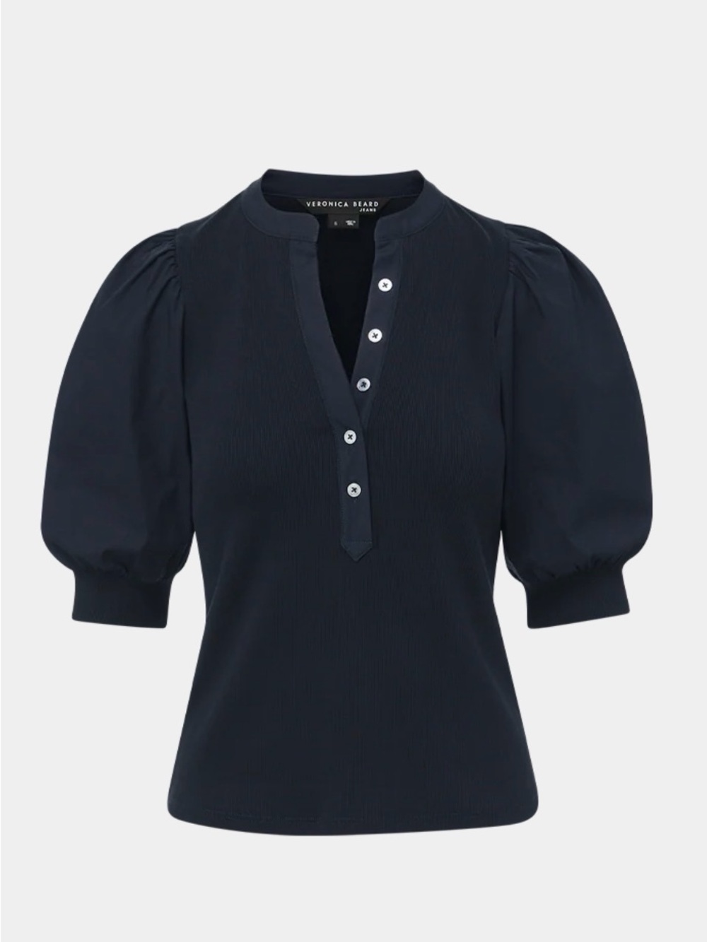 Veronica Beard Coralee Puff-Sleeve Top Size Small - Picture 4 of 7